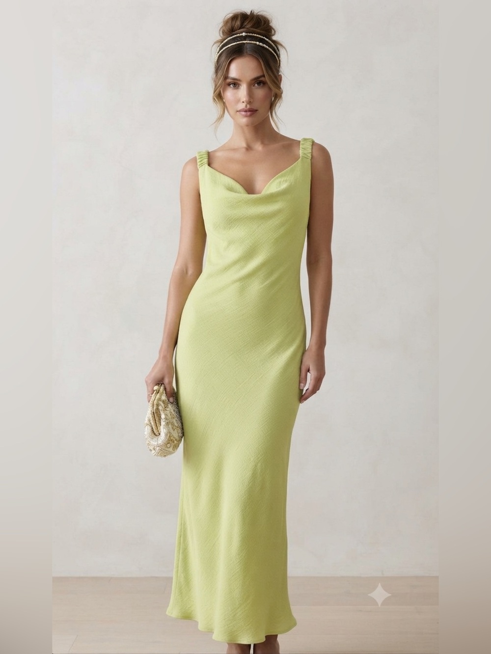NWT SkyLar Rose Cowl Neck Dress Size S